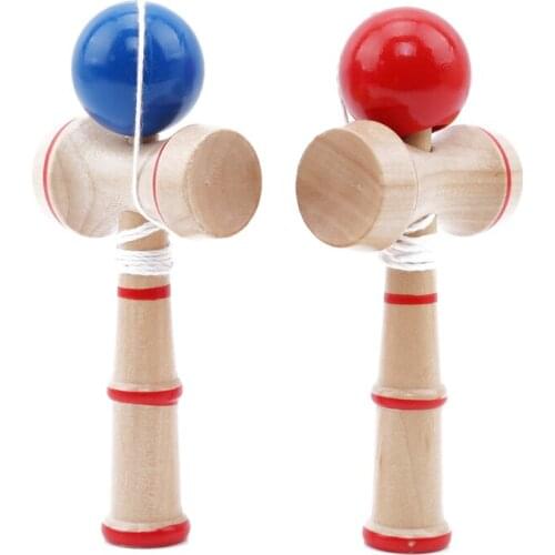 New Arrival Kid Kendama Toy Wood Wooden Kendama Skillful Juggling Ball Toy For Children Adult Birthday Christmas Gift Toy