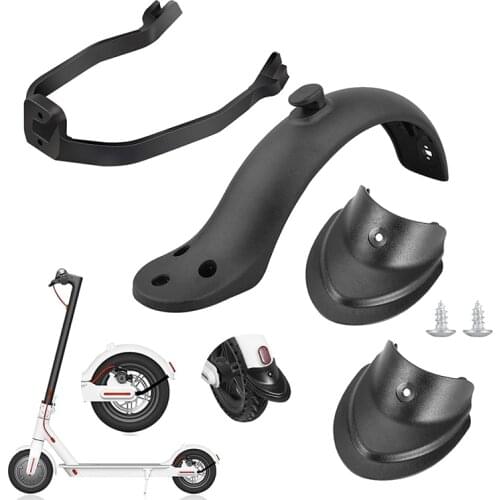 Electric Scooter Rear Mudguard Bracket with Mudguard Fishtail Accessories for Xiaomi M365 Pro