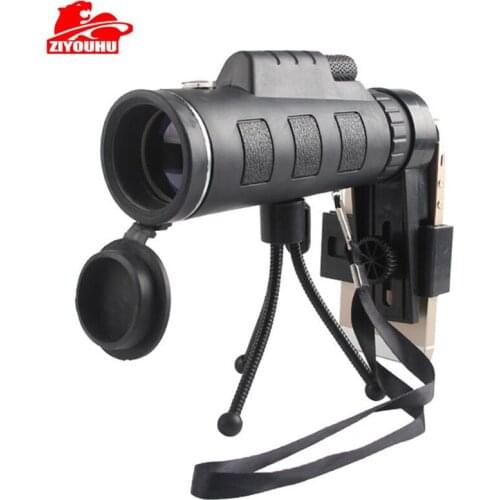 ZIYOUHU BAK4 Monocular Telescope HD Night Vision Mini Outdoor Hunting Camping Scopes With Compass Phone Clip Tripod