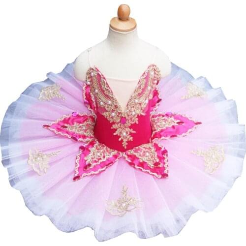 2020 New Professional ballet skirt boy boy girl adult female pancake Swan with ballet skirt dance rose girl ballet skirt