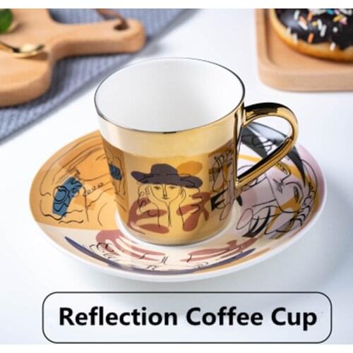 New Arrival Creative mirror reflection cup Coffee mugs Breakfast Milk water bottle Friend Birthday Christmas Best Gift cups