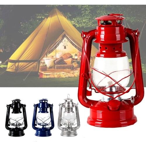 Portable Retro Camping Kerosene Lamp Outdoor Oil Light Lantern Style Multi Tool Camping Light Outdoor Hanging Equipment Decor