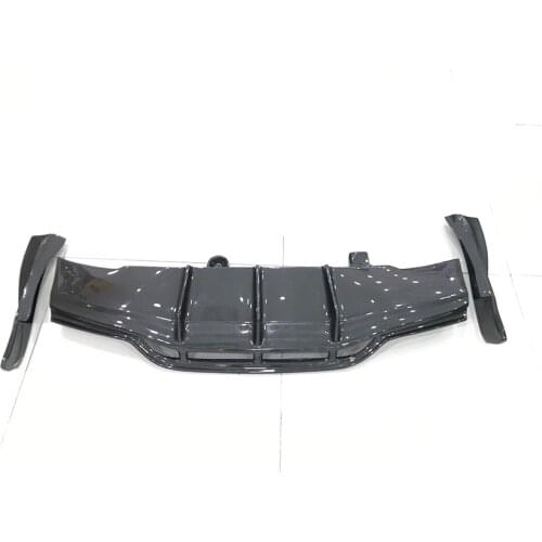 W205 Coupe PSM Style Carbon Fiber Rear Bumper Diffuser for Benz C200 C300 C43 & C63 AMG Coupe 2DR Only 2015 - 2018
