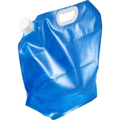 Foldable water can 10 liters blue