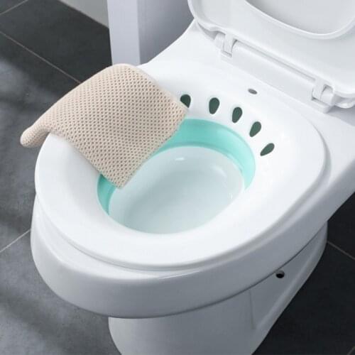 Folding Toilet Female Pregnant Special Private Parts Wash Basin Bath Tub Soaking for Pregnant Women Patient Care Basin Bathtub M