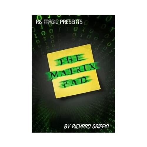 The Matrix Pad (DVD & Gimmicks) By Richard Griffin - Magic Tricks,Illusions,Stage Magic,Close Up,Mentalism,Magician Pad