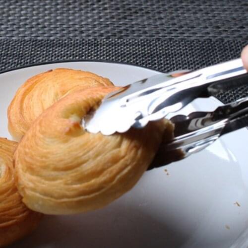 Walfos Churrasco Grelhar Tong Salada Servindo Comida Tong Aço Inoxidável Metal Cozinha Pinças Churrasco Cozinhar Bloqueio Tong