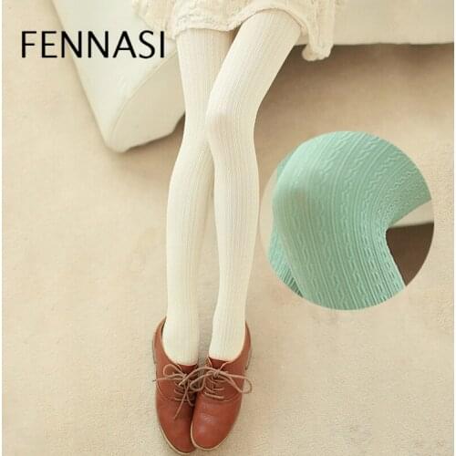 FENNASI Nylons Vertical Stripes Women Tights Women winter Strumpfho sesticky woman Erotic Pantyhose Women Polka Dot Warm Tights