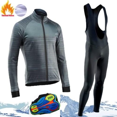 STRAVA Winter Plus Goose Down Cycling Jersey Suit Men Long Sleeve Cycling Sweatshirt 2021 Team Cycling Clothing Cycling Jersey