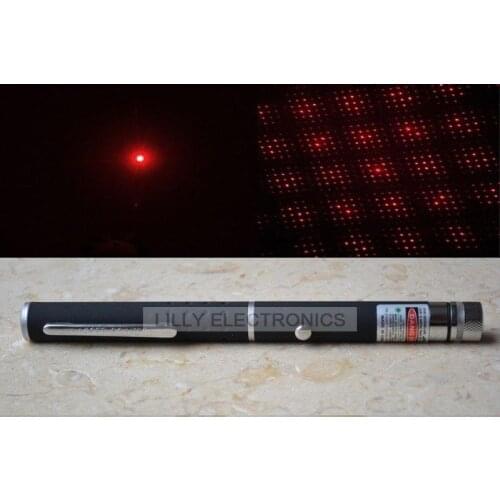 2 in 1 Red Beam Laser Pointer with Star Cap New