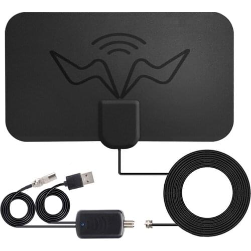 4K Indoor TV Antenna Aerial Digital HDTV Antennas 1600 Miles Range Booster Freeview Television Antenna Satelite