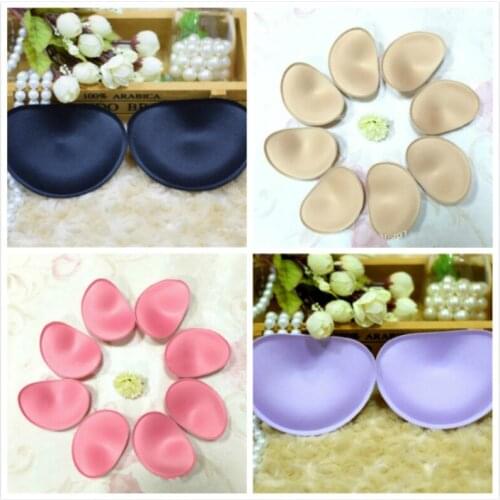 50 PAIRS/LOT Bra Cups Sponge Foam BUST Pad Chest Interlinings Linings SEWING ACCESSORIES