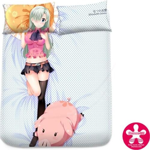 Anime Amagi Brilliant Park The Seven Deadly Sins Silk Mattress Cover Fitted Sheet Fitted cover bedspread counterpane