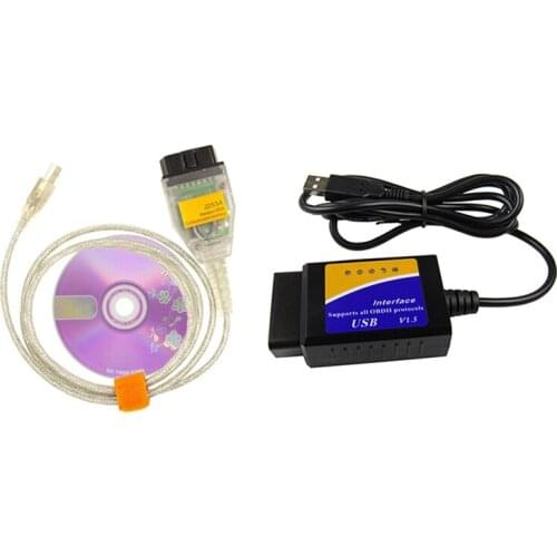 ELM327 USB V1.5 OBD2 Car Diagnostic Instrument & Hds J2534 Usb Cable for Honda Obd2 Mini Vci Interface J2534 Diagnostic