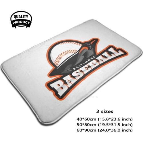 Baltimore Baseball Door Mat Foot Pad Home Rug Baseball Baltimore