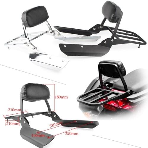 CTX700N DTC Backrest Sissy Bar Luggage Rack For Honda CTX700 CTX700D CTX700N 2014 2015 2016 2017 2018
