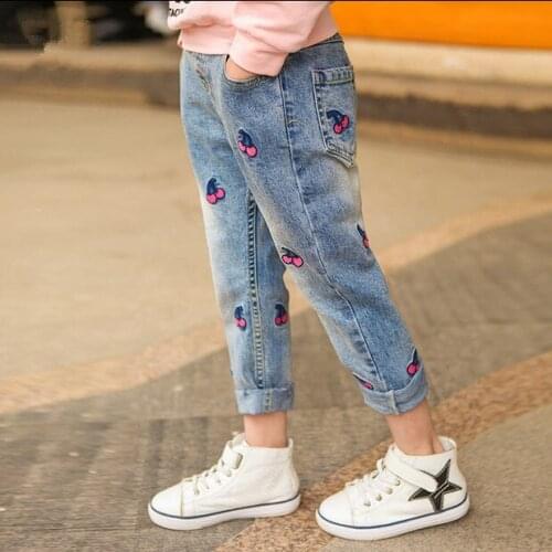 Childrens Clothing Girls Jeans For Girl Spring Baby Jeans Girl Kids Pants Boutique Children Trousers spring 2018