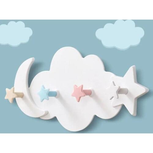 Cartoon hook strong load-bearing viscose seamless nail cute wall hanging wall door key coat hook creative kitchen storage hook