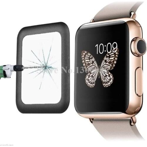 200pcs 3D curved Tempered Glass For apple watch series 4 glass 40MM/44MM Screen Protector full coverage with retail package