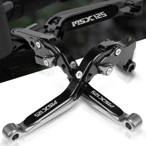 Motorcycle MSX125 CNC Adjustable Folding Extendable Brake Clutch Levers For Honda MSX125 MSX 125 2014-2019 2018 2017 2016 2015