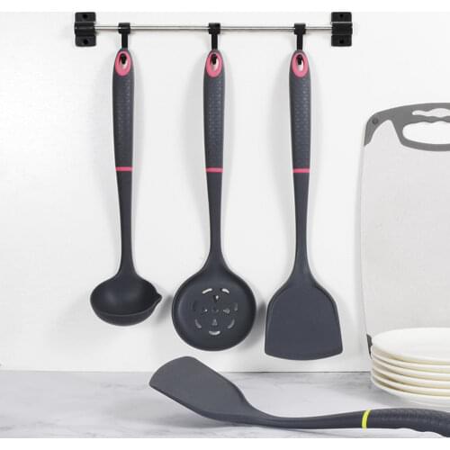 3Pcs Silicone Kitchen Utensil Set Spatula Soup Spoon Colander Cooking Tools Set Household Turner Cooking Various Kitchenware Set