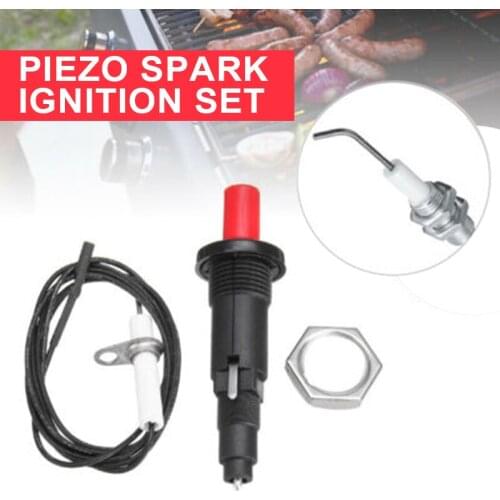 Piezo Spark Igniter Set Push Button Ignition For Gas Grill BBQ Oven Universal Ovens With An Ignition Needle To Play An Ignition