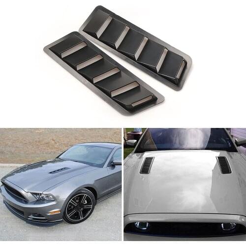 Practical 1 Pair Air Flow Intake Hood Stickers Air Inlet Vents Bezel Hood Vents Durable Sturdy Window Cooling Panel for Refit