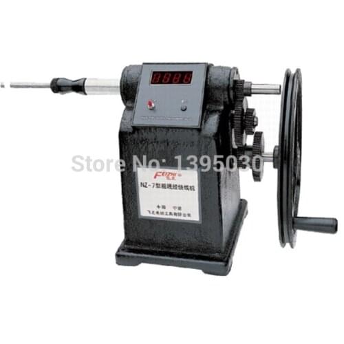 NZ-7 Manual Hand Coil Counting Winding Winder Machine for thick wire 2.5mm