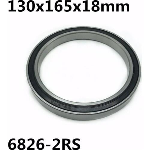 1pcs 6826-2RS 130x165x18 mm The high quality of ultra-thin deep groove ball bearings 6826RS 6826
