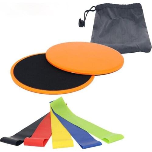 2PCS Sliding Plate Indoor Sports Fitness Board Sliding Muscle Training Sliding Plate Yoga Fitness Equipment Gym Accessories
