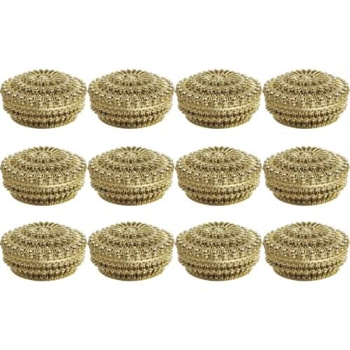 Pack of 12 Small Plastic Hollow Candy Box Wedding Packaging Event Gift Treat Box