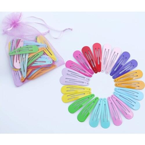 10/20Pcs Fashion Hair Clips For Women Girls Kawaii Kids Hair Accessories Paint Barrettes Candy Color Hairpins Headdress New