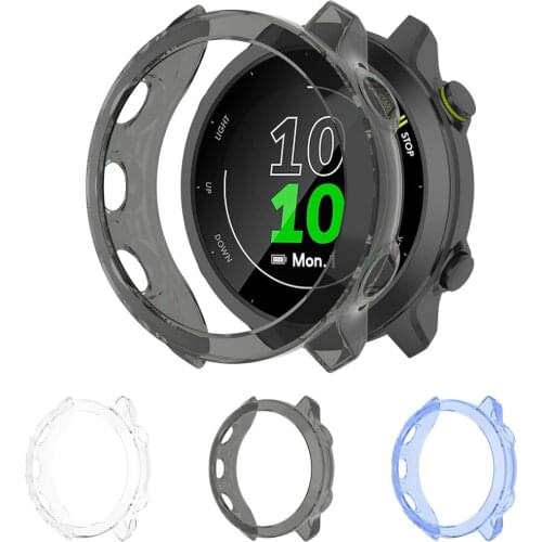 For Garmin Forerunner 158 / 55 TPU Case Silicone Shockproof Protective Cover Watch Soft TPU Protector Shell Frame
