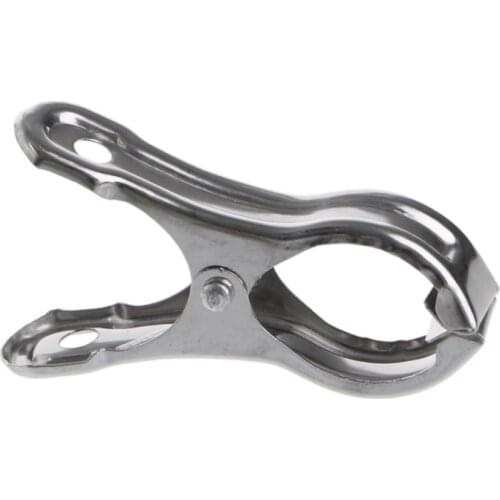 20 Pcs Stainless Steel Clothes Pegs Hanging Pins Laundry Windproof Clips