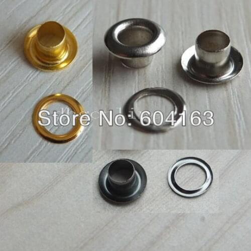 300 Grommet Eyelets Canvas Clothes Leather Self Backing 3/16" 4mm Choice