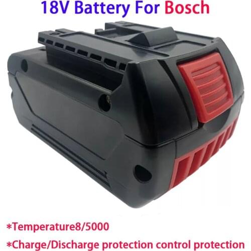 18V 6.0Ah Rechargeable Li-Ion Battery For Bosch 18V6ah Power Tool Backup 6000mah Portable Replacement BAT609 Indicator Light