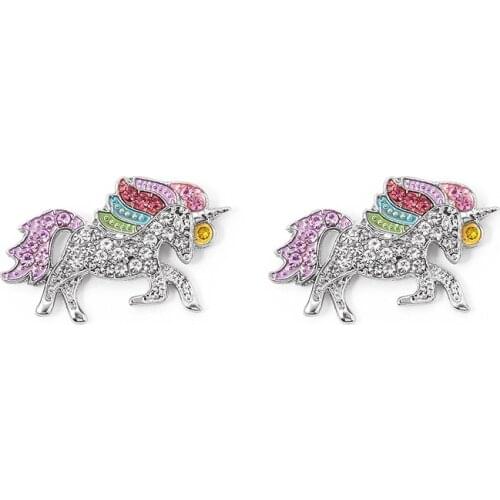 Horse Brooch for Women Rhinestone Pin Gift Alloy Horse Elegant Unicorn Pin Lady Brooch Party Coat Vintage Animal Unicorn Brooch