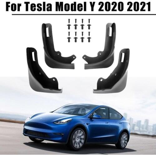 Car Front Rear Mudguard Splash Guards Fender Flares For Tesla Model Y 2020 2021 Mudflaps Mud Flap Mudguards Car Accessories