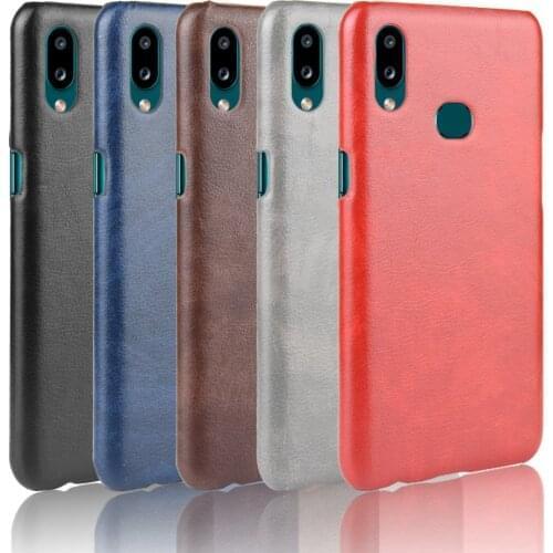 For Samsung Galaxy A10s A10 S Case PU Leather Litchi pattern Skin Hard Cover For Samsung Galaxy A10S SM-A107F/DS Phone Back Case