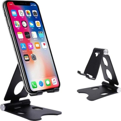 Phone Holder Stand for iPhone 11 Pro Max/Xiaomi mi 10 Metal Phone Holder Foldable Mobile Phone Stand Desk For iPhone 6 7 8 X XS