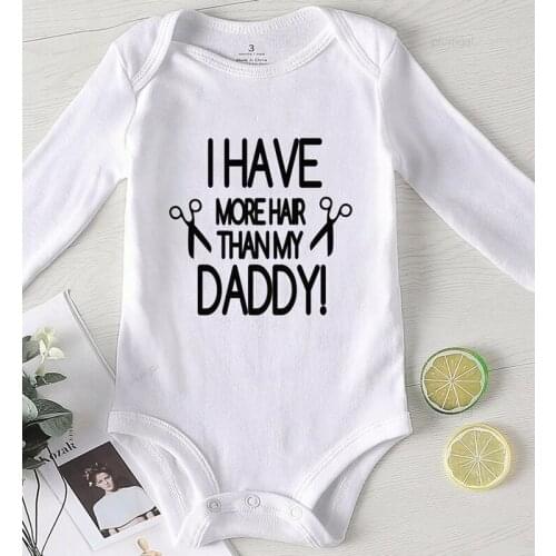 Children Clothes Baby Rompers Kids Outfits Printing Daddy Newborn Boy Winter Costume cotton One Piece Jumpsuit for Toddler