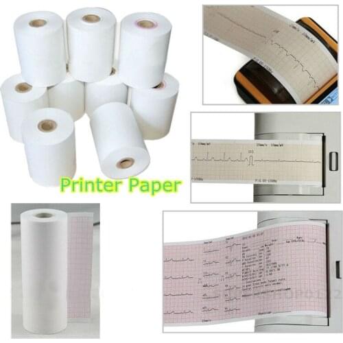 50mm*20m EKG Electrocardiograph Thermal Printer Paper Recording Print Paper For CONTEC ECG80A ECG100G ECG90A ECG Machine