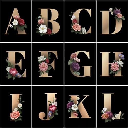 EverShine 5D DIY Diamond Painting Text Full Square Diamond Embroidery Letter Picture Mosaic Cross Stitch Rhinestones Handicraft