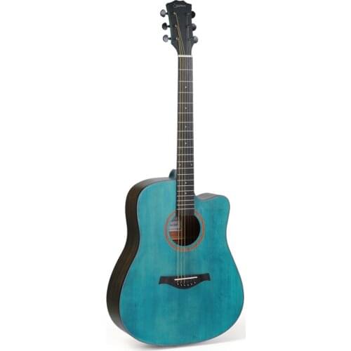 41 Inch Acoustic Guitar Concert Guitar Spruce Mahogany Rosewood Fretboard Folk Guitar for Beginners Adults AGT377