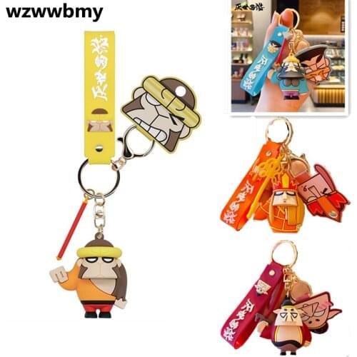 Cartoon Three-Dimensional Multi - Faceted World - Misanthropy West Tour Key Chain Lovely Lovers Creative Gifts