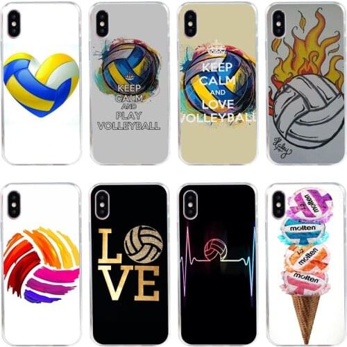 63H Volleyball Soft Silicone Tpu Cover phone Case for iphone 5 5s se X XR XS Max case