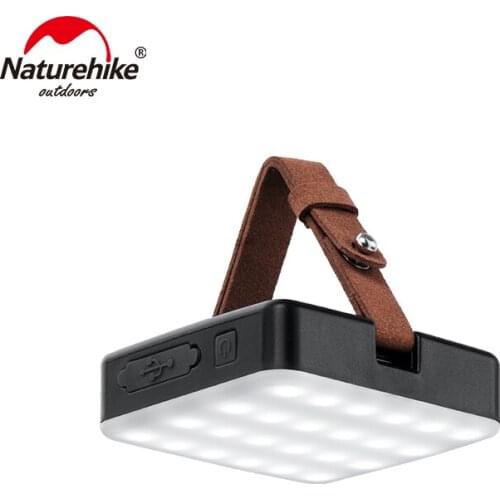 Naturehike Multifunction LED Camping Lamp Portable Tent Light USB Rechargeable Outdoor Functional Lantern NH18Y001-A
