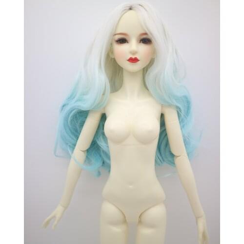 NEW 1/3 BJD Doll 60cm Plastic joint movable doll Handmade doll white skin selling wig