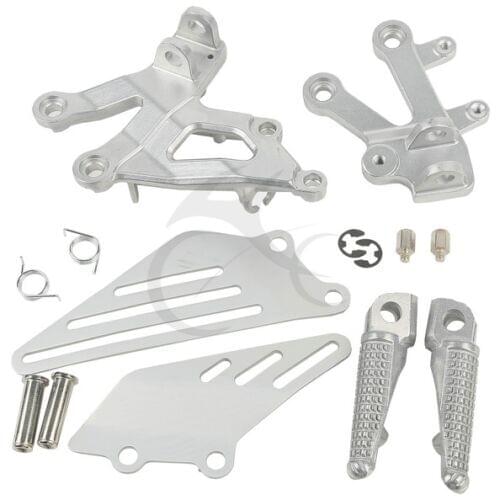Motorcycle Front Foot pegs Footrests Bracket For Kawasaki Ninja ZX12R 2002-2005 2003 2004