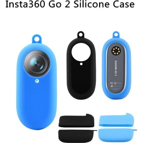Insta360 Go 2 Silicone Case Anti-Scratch Protective Cover Shell Charging Box Protector Cover for Insta360 Go2 Camera Accessories